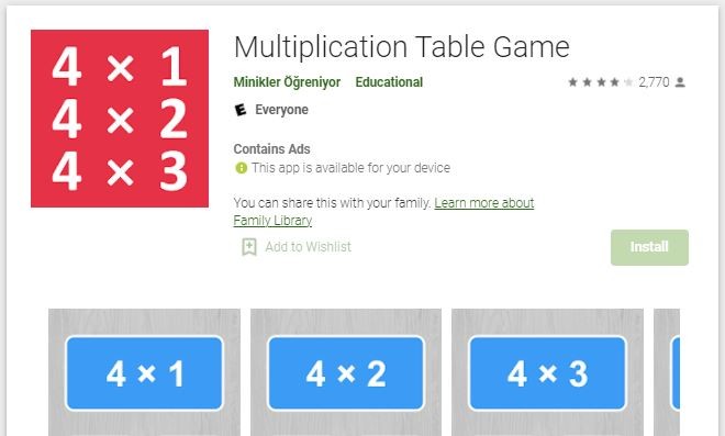 Times Tables Games - Learn How To Download