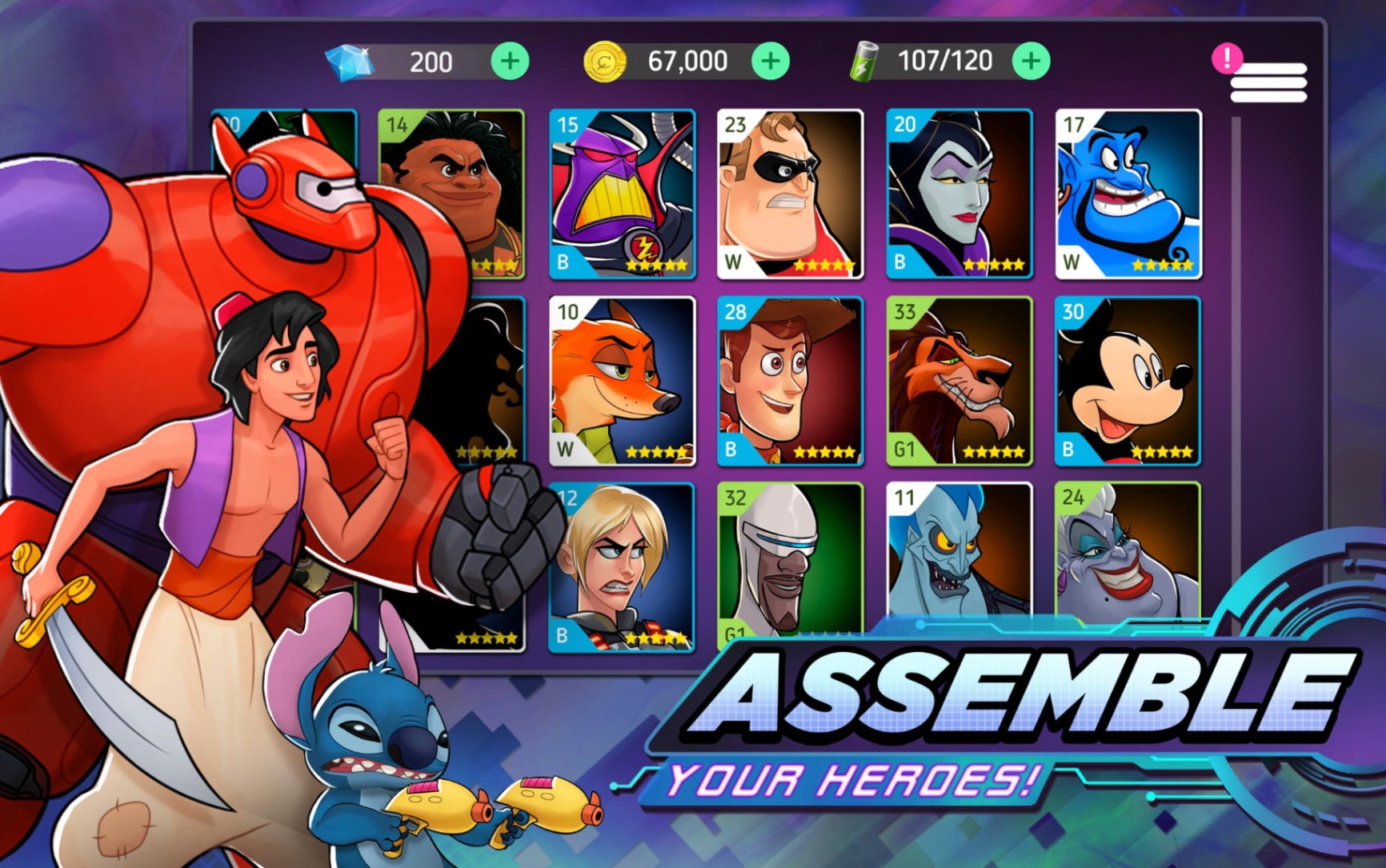 See How To Get Diamonds In Disney Heroes: Battle Mode